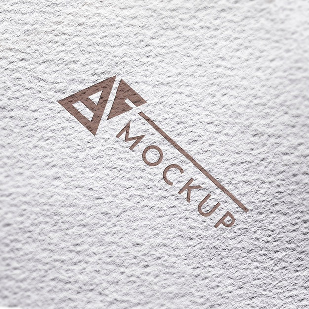 Free Top View Of Coarse Paper Mock-Up For Business Psd