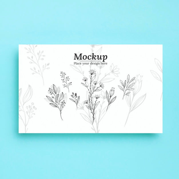 Free Top View Of Plants Mock-Up Psd