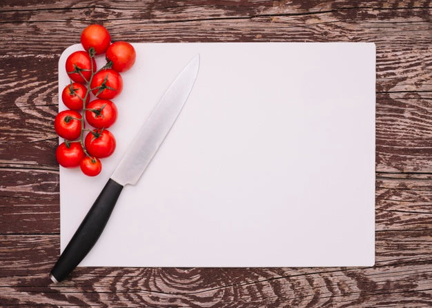 Free Top View Tomatoes On Table Psd