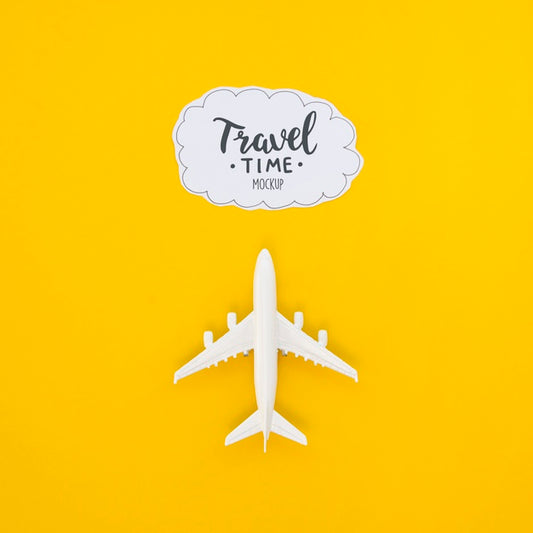 Free Top View Travelling Plane Adventure Time Psd