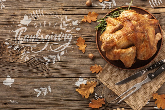 Free Traditional Turkey Meal On Thanksgiving Day Psd
