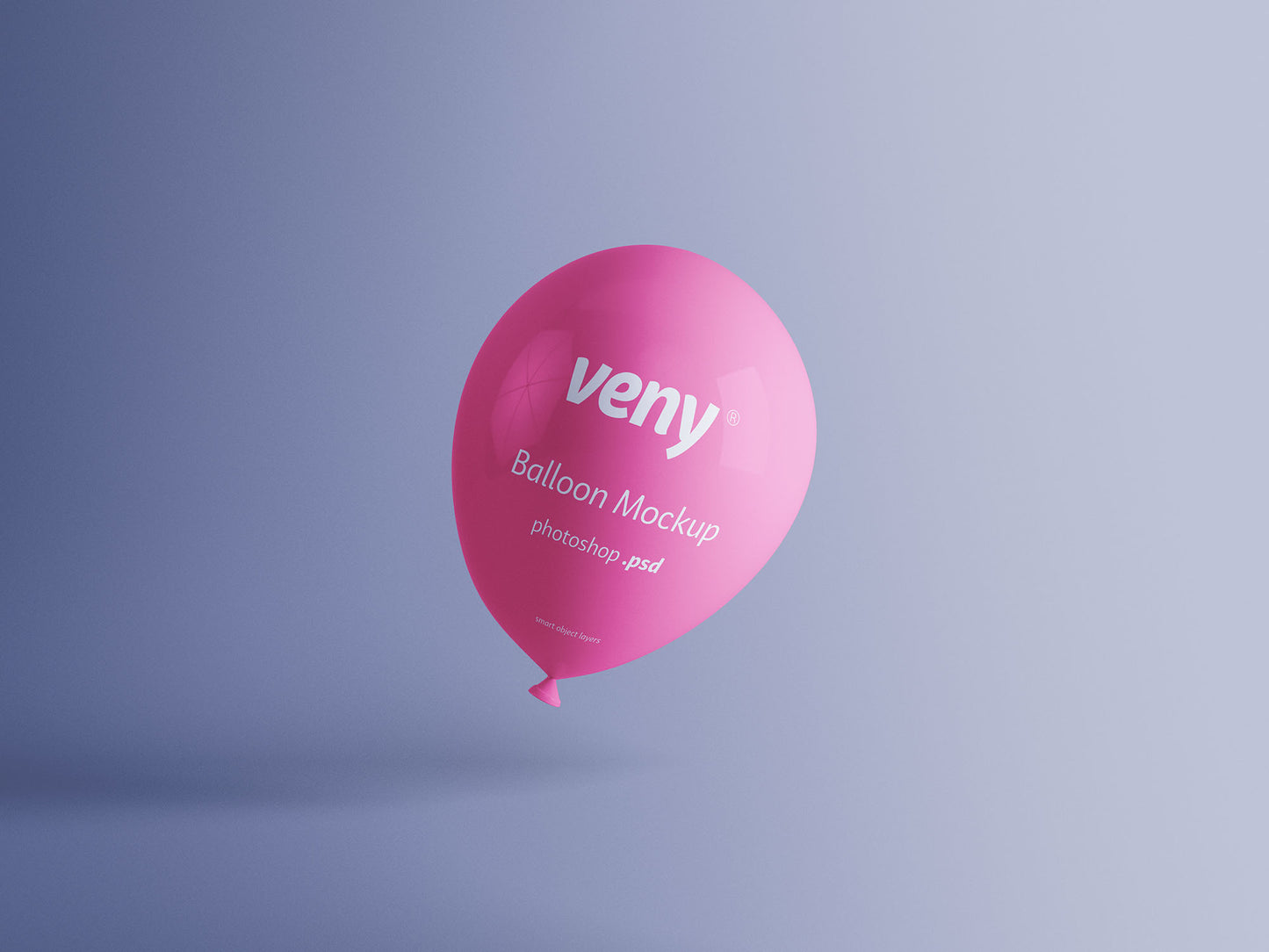 Free Transparent Balloon Mockup
