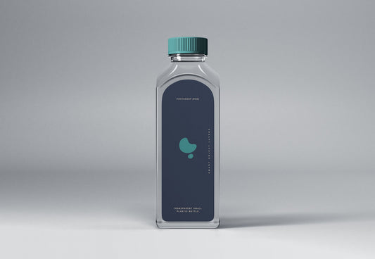 Small Blender Bottle PSD Mockup, Isometric View – Original Mockups