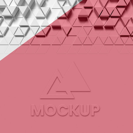 Free Triangular 3D Background Psd