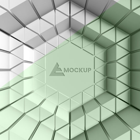 Free Triangular 3D Background Psd