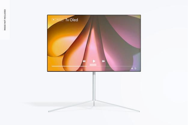 Free Tv Oled Mockup, Front View Psd