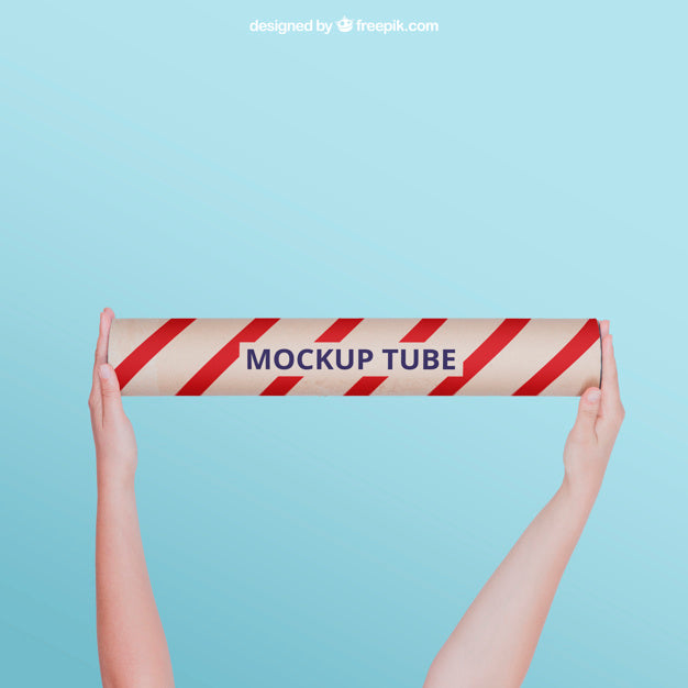 Free Two Arms Holding Tube Psd