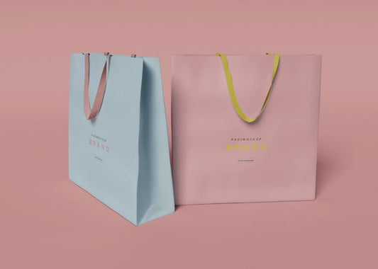 Free Two Bags Mockup Psd