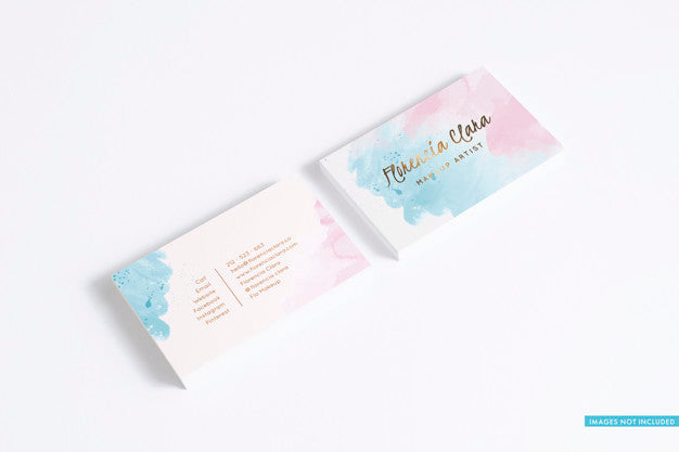 Free Two Business Card Stacks Psd
