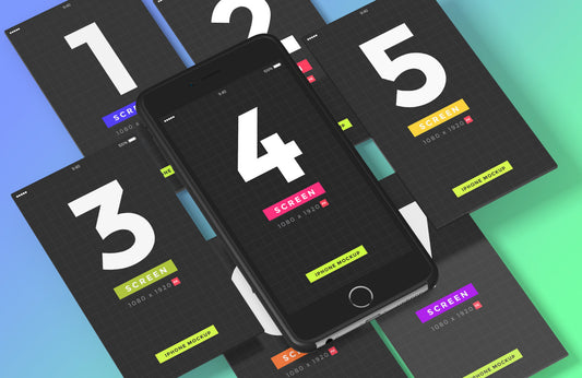 Free iPhone and Mobile Screen Designs Mockups