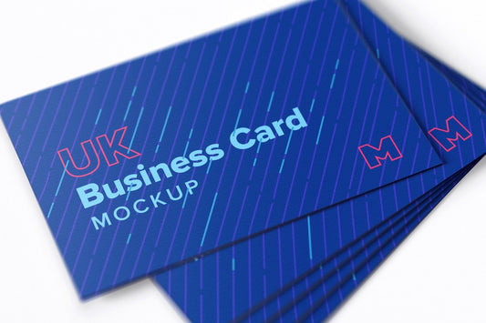 Free Perfect UK Business Cards Mockup