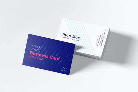 Free Uk Business Cards Mockup 06