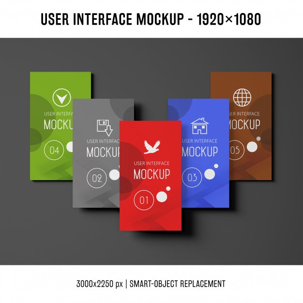 Free User Interface Mockup Psd – CreativeBooster