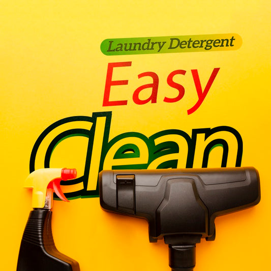 Free Vacuum Cleaner Next To Spray Bottle Psd
