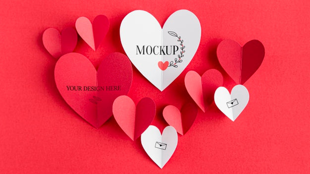 Free Valentine'S Day Concept Mock-Up Psd