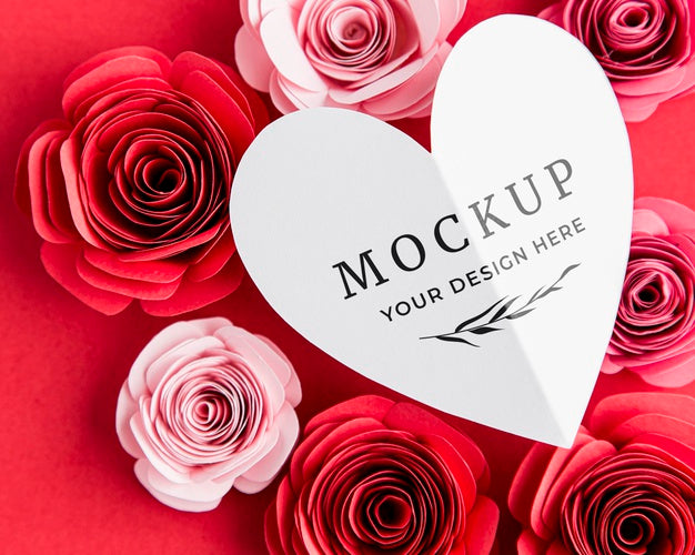 Free Valentine'S Day Concept Mock-Up Psd