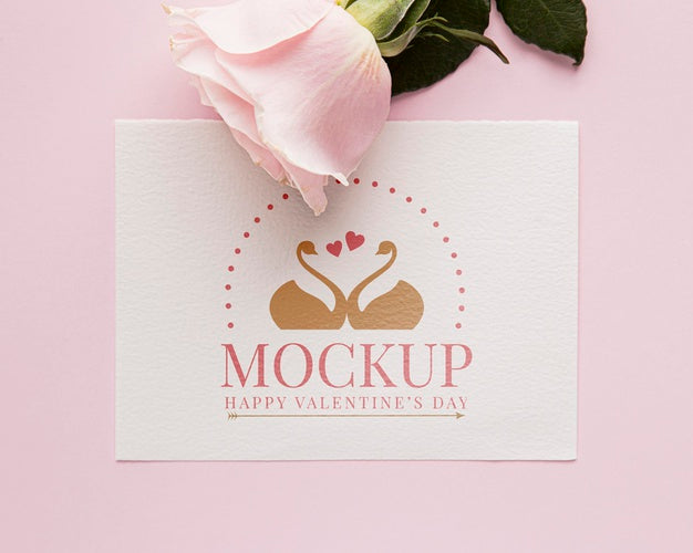 Free Valentine'S Day Concept Mock-Up Psd