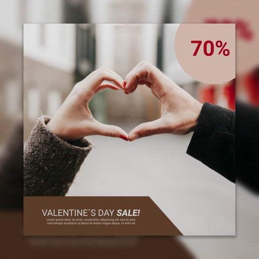 Free Valentines Day Cover Mockup With Image Psd