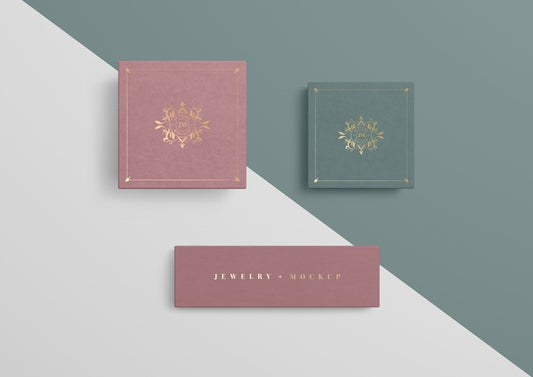 Free Variety Of Jewellery Packaging Gift Boxes Psd