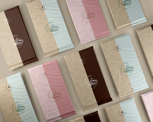 Free Variety Of Plastic Packaging For Chocolate Psd