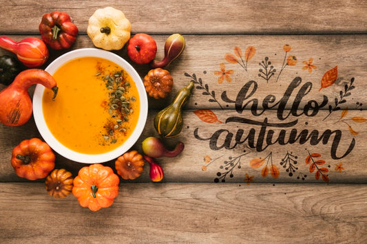 Free Vegetable Goulash With Hello Autumn Quote Psd