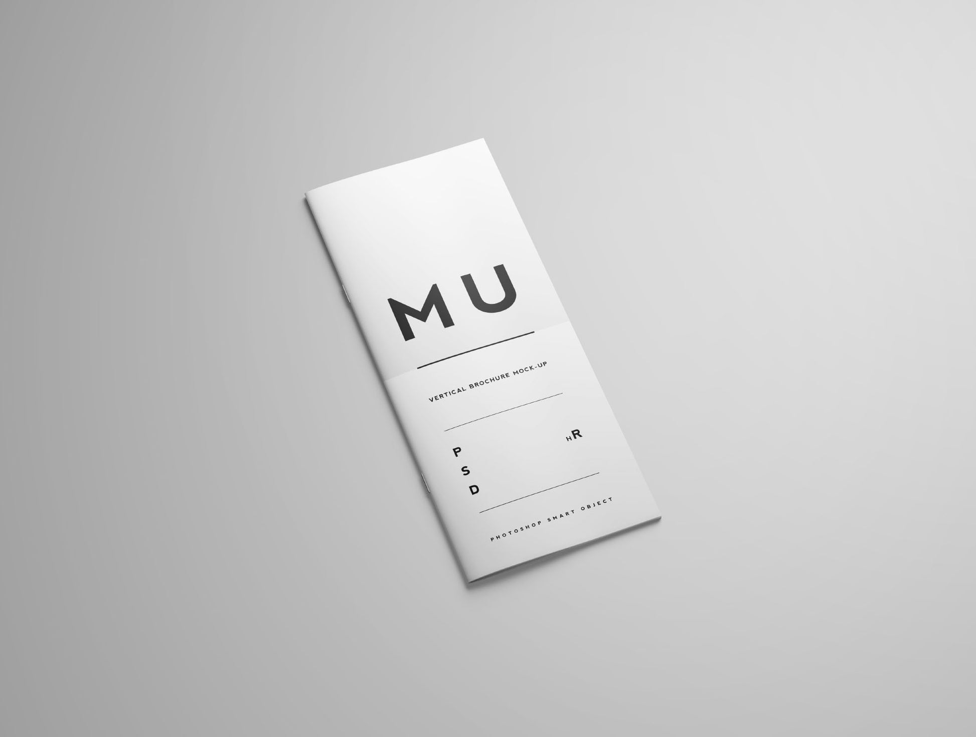 Free Vertical Brochure Mockup