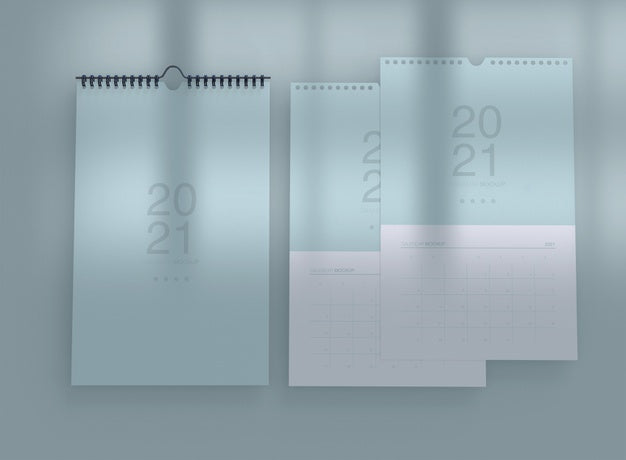 Free Vertical Calendar Mockup Psd