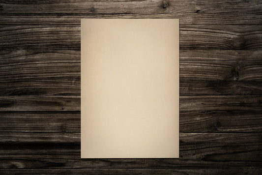 Free Vintage Paper On A Wooden Background