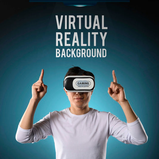 Free Virtual Reality Background Psd