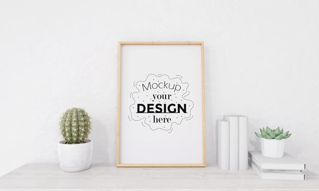 Free Wall Art Or Picture Frame In Living Room Mockup Psd