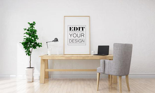 Free Wall Art Or Picture Frame In Living Room Mockup Psd