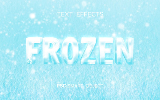 Free Water Text Effect Mock-Up Psd