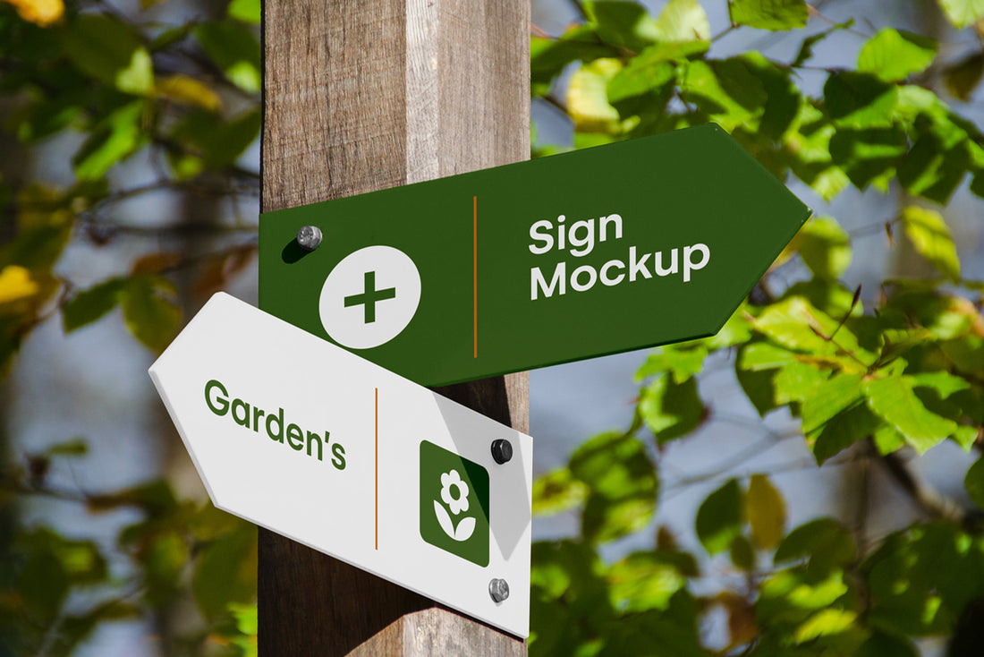 Free Wayfinding & Signage Psd Mockup – CreativeBooster