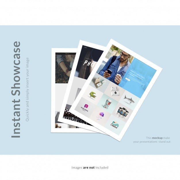 Free Web Page Template Mock Up Psd