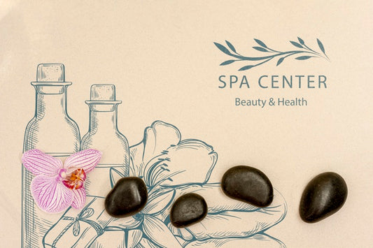 Free Wellness Care At Spa With Natural Beauty Products Psd