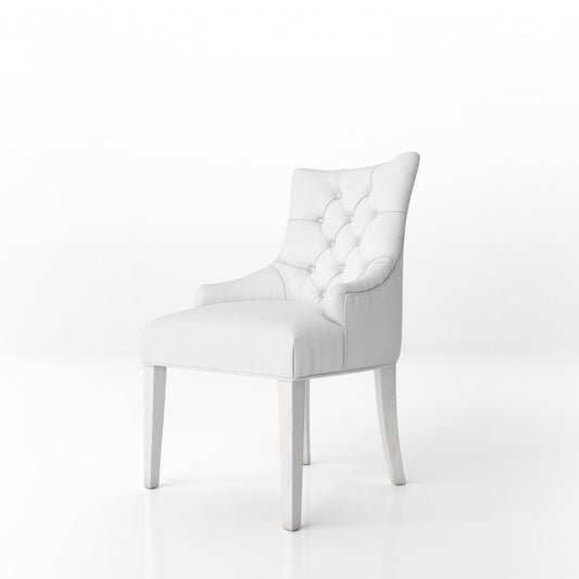 Free White Padded Armchair Mockup Psd