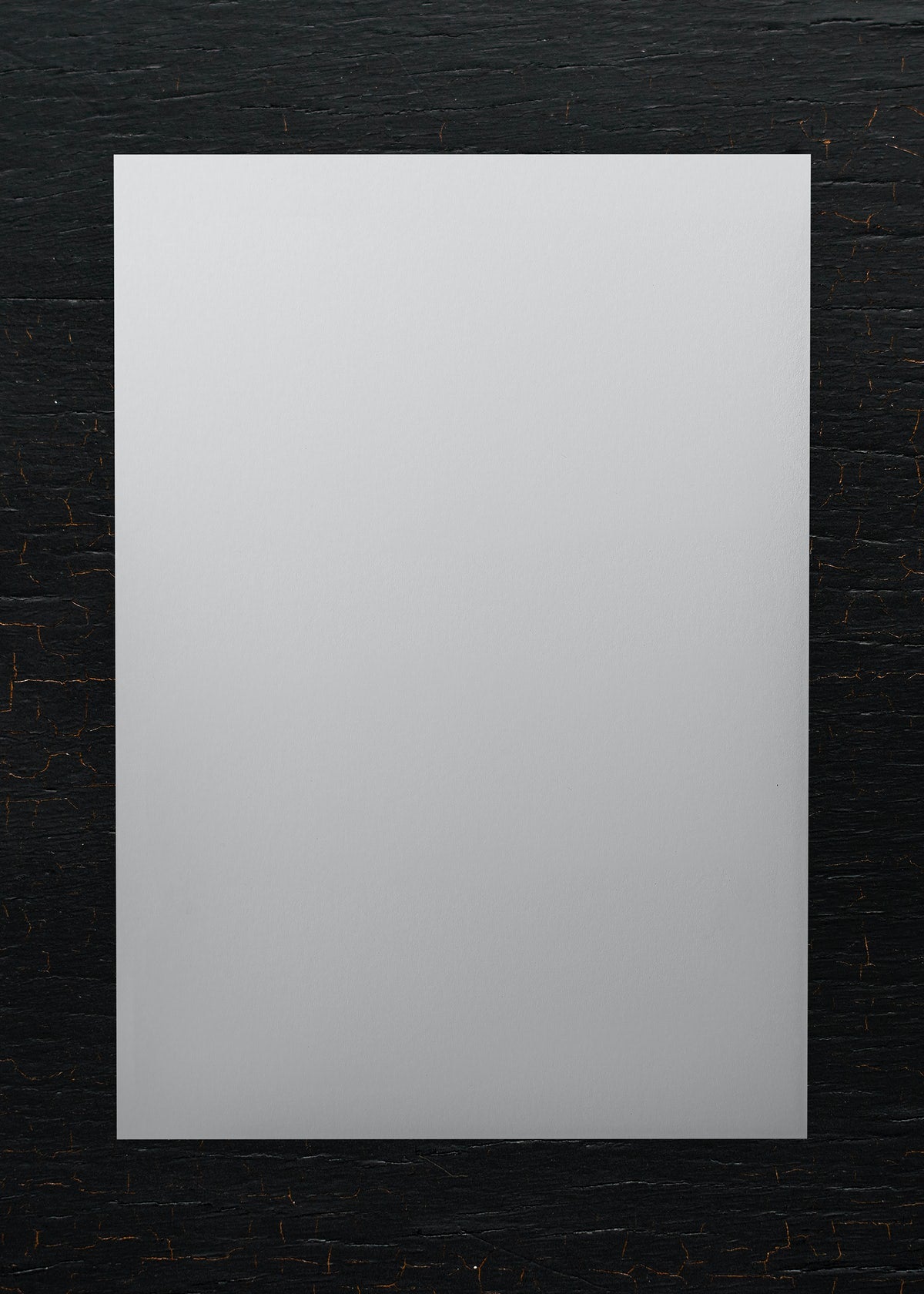 Free White Paper On A Wooden Background