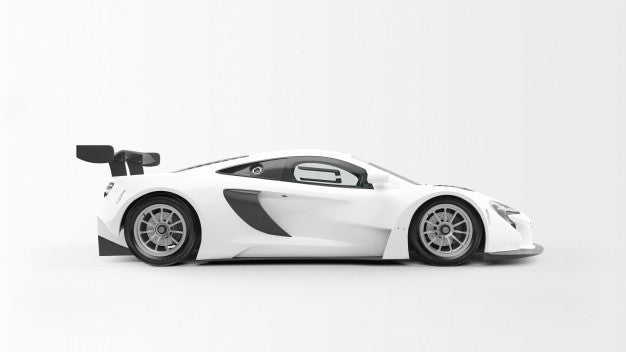 Free White Sport Car Psd