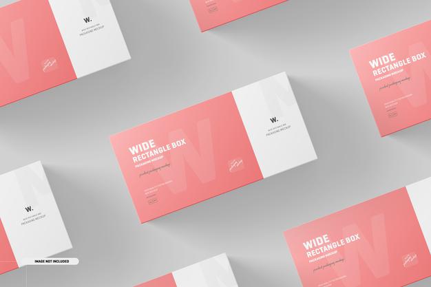 Free Wide Rectangle Box Mockup Psd – CreativeBooster