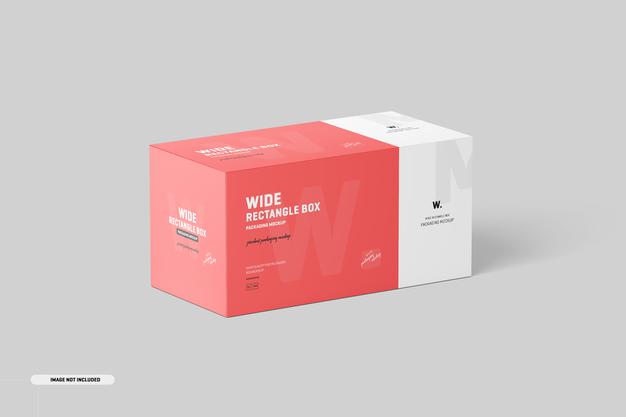 Free Wide Rectangle Box Mockup Psd – CreativeBooster