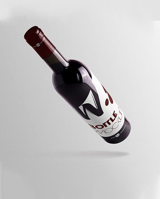 Free Wine Bottle Mockup Set