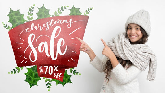 Free Winter Shopping Season With Special Offers Psd