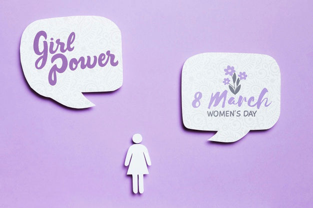 Free Woman'S Day Concept Mock-Up Psd