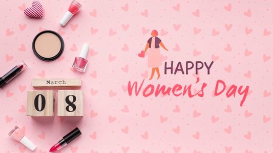 Free Womens Day Celebration With Mock-Up Psd