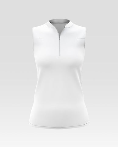 Free Women’S Sleeveless Golf Polo Shirt Mockup