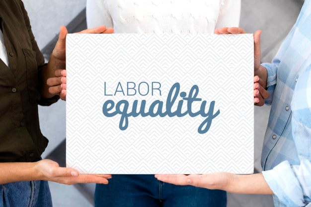 Free Womens With Equality Labor Message Psd