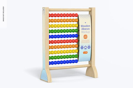 Free Wooden Abacus Mockup Psd