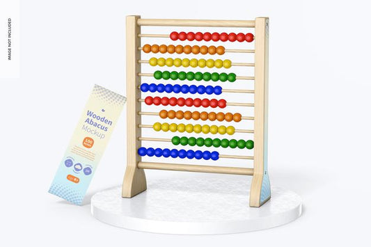 Free Wooden Abacus Mockup Psd