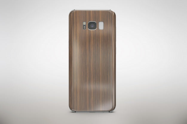 Free Wooden Smartphone Mock Up Psd