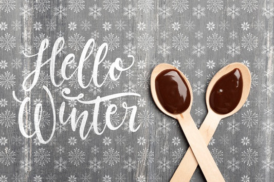 Free Wooden Spoons With Marmalade Psd
